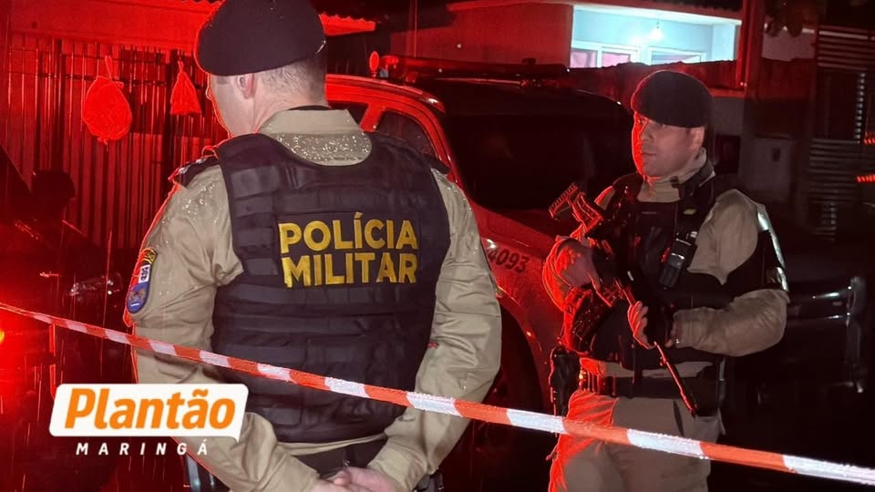 Suspeito morre após troca de tiros com a Rotam em Marialva após invasão de residência
